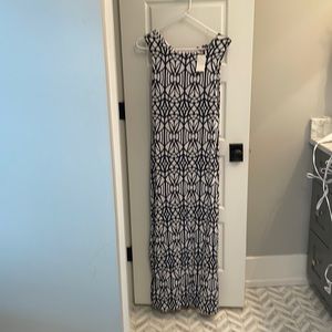 NWT Blue and white maxi